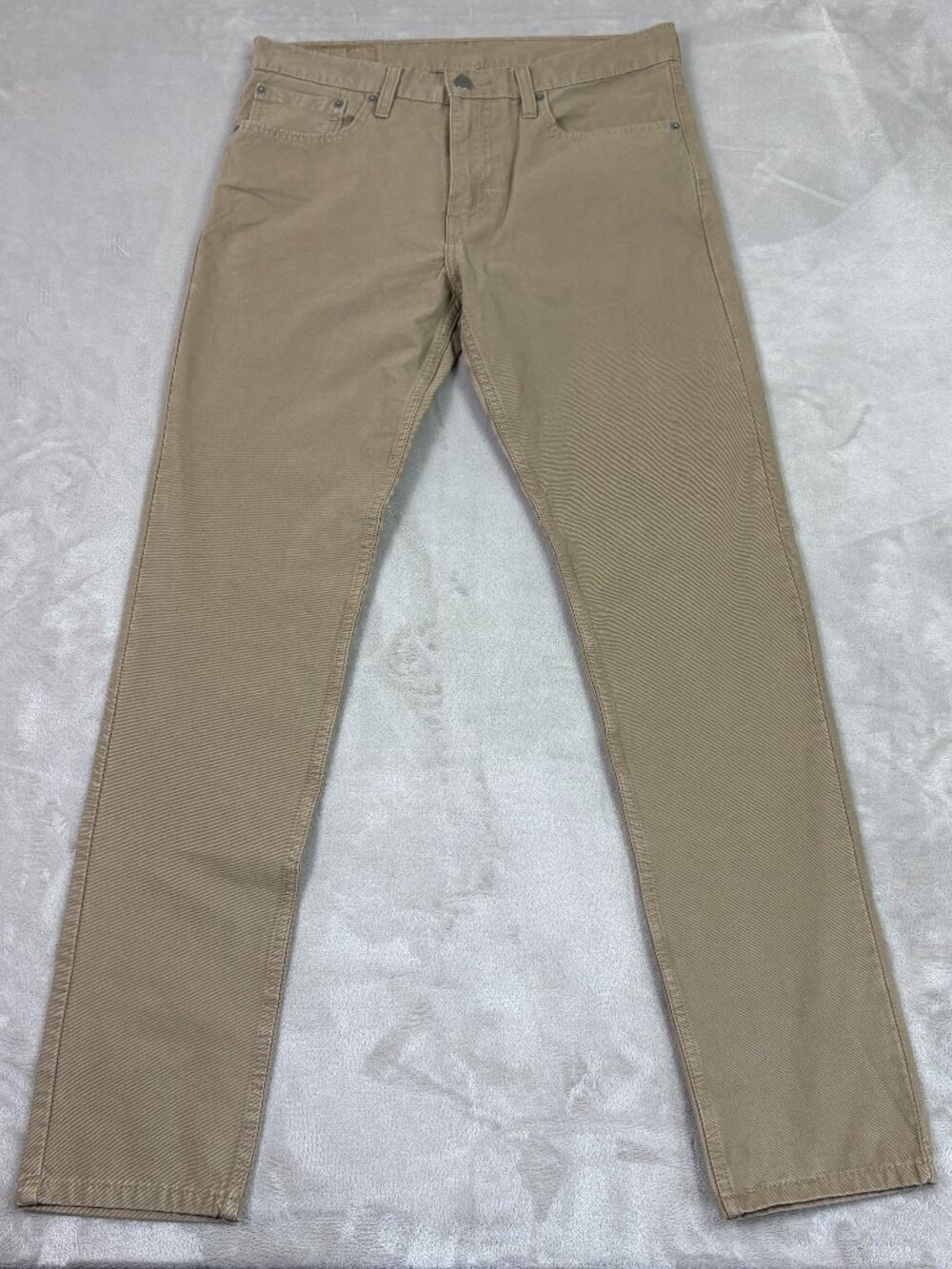 Levis 512 Slim Taper Pants Mens 33 x 34  Khaki Tan Stretch Chino Style